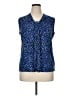 Dana Buchman Blue Sleeveless Blouse Size XL - photo 1