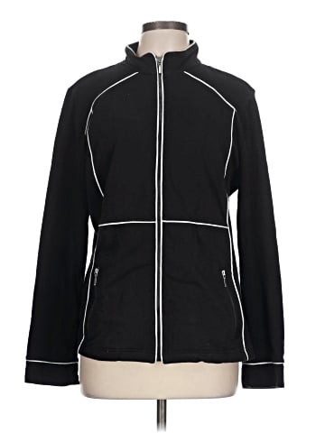 Zenergy by Chico's Zip Up Hoodie (view 1)