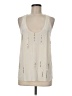Madison Marcus 100% Silk Ivory Sleeveless Silk Top Size M - photo 1