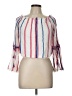 Red Carter 100% Cotton White 3/4 Sleeve Blouse Size S - photo 1