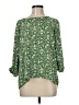 Papermoon 100% Polyester Green 3/4 Sleeve Blouse Size M - photo 1