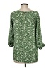 Papermoon 100% Polyester Green 3/4 Sleeve Blouse Size M - photo 2