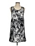 Olive and Oak Graphic Silver Casual Dress Size S - photo 1