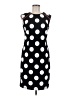 Karin Stevens Polka Dots Black Cocktail Dress Size 6 - photo 1