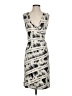 Deletta Graphic Gray Cocktail Dress Size S - photo 1