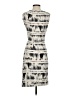 Deletta Graphic Gray Cocktail Dress Size S - photo 2