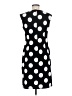 Karin Stevens Polka Dots Black Cocktail Dress Size 6 - photo 2