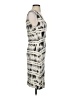 Deletta Graphic Gray Cocktail Dress Size S - photo 4