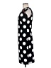 Karin Stevens Polka Dots Black Cocktail Dress Size 6 - photo 5