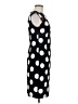 Karin Stevens Polka Dots Black Cocktail Dress Size 6 - photo 4