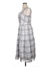 DKNY Checkered-gingham Gray Casual Dress Size 14 - photo 5