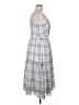 DKNY Checkered-gingham Gray Casual Dress Size 14 - photo 4