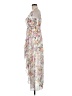 BCX 100% Polyester Floral Gray Cocktail Dress Size M - photo 5