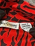 Oleg Cassini 100% Polyester Animal Print Red Long Sleeve Blouse Size 8 - photo 4