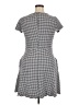 Gap Houndstooth Gray Casual Dress Size 14 - photo 2