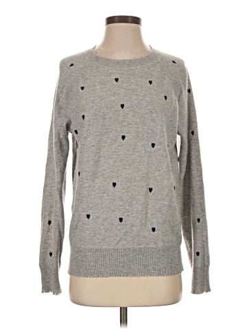 Aqua Cashmere Pullover Sweater (view 1)