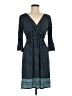 Max Studio Polka Dots Blue Teal Casual Dress Size M - photo 1