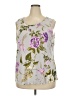 IMAN Gray Sleeveless Blouse Size 2X - photo 1