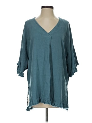 Umgee 3/4 Sleeve Blouse (view 1)