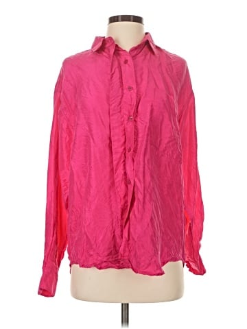 Baccini Long Sleeve Silk Top (view 1)