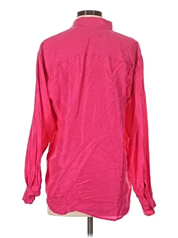 Baccini Long Sleeve Silk Top (view 2)