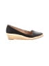 Lucky Brand 100% Leather Black Wedges Size 8 1/2 - photo 1