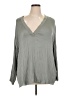 Vince. Gray Long Sleeve Blouse Size 1X - photo 1