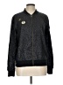 Lorna Jane Active 100% Polyester Metallic Black Jacket Size L - photo 1
