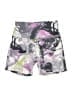 Lululemon Athletica Print Purple Gray Athletic Shorts Size 8 - photo 1