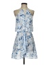 BCBGMAXAZRIA 100% Polyester Tie-dye Blue Casual Dress Size XS - photo 1
