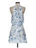 BCBGMAXAZRIA 100% Polyester Tie-dye Blue Casual Dress Size XS - photo 2
