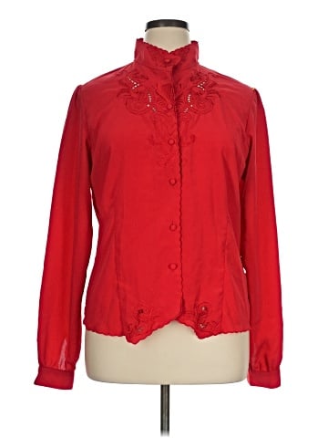 Christie & Jill Long Sleeve Blouse (view 1)