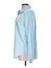 Siliteelon Color Block Blue Long Sleeve Blouse Size L - photo 5