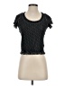 Free People Black Short Sleeve Top Size S - photo 1