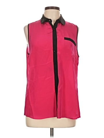Neiman Marcus Sleeveless Silk Top (view 1)