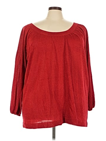 Woman Within Pullover Sweater (view 1)