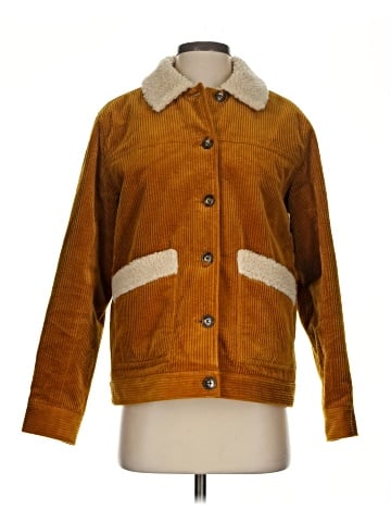 Madewell Sherpa-Lined Corduroy Swing Chore Coat (view 1)