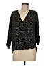 West Kei 100% Polyester Black 3/4 Sleeve Blouse Size M - photo 1