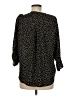 West Kei 100% Polyester Black 3/4 Sleeve Blouse Size M - photo 2