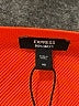 Express Solid Orange Cocktail Dress Size XS - photo 7