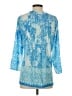 Lilly Pulitzer 100% Polyester Blue 3/4 Sleeve Blouse Size XS - photo 2