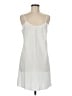 Nicole Miller 100% Polyester Solid White Casual Dress Size 6 - photo 1