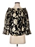 Milly Gold 3/4 Sleeve Blouse Size S - photo 1