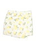 Little Lass 100% Cotton Floral Yellow Skort Size 6 - photo 1
