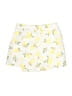 Little Lass 100% Cotton Floral Yellow Skort Size 6 - photo 2