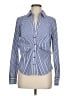 Veronica Beard Stripes Blue Long Sleeve Blouse Size 6 - photo 1