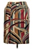 Talbots Graphic Brown Tan Casual Skirt Size 8 (petite) - photo 2