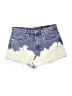 Blank NYC Tie-dye Blue Denim Shorts Size 26 waist - photo 1