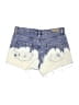 Blank NYC Tie-dye Blue Denim Shorts Size 26 waist - photo 2