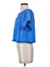 Suboo Blue Short Sleeve Blouse Size 2 - photo 5